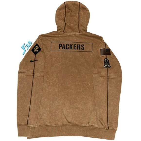 ❤️Green Bay Packers Salute to Service Hoodie 2023 Men's Sideline Pullover❤️ - Picture 2 of 7